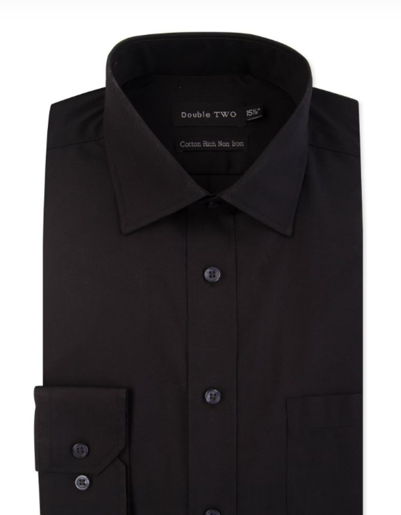 D2 King Size Long Sleeve Shirt Black SLX4500R-2